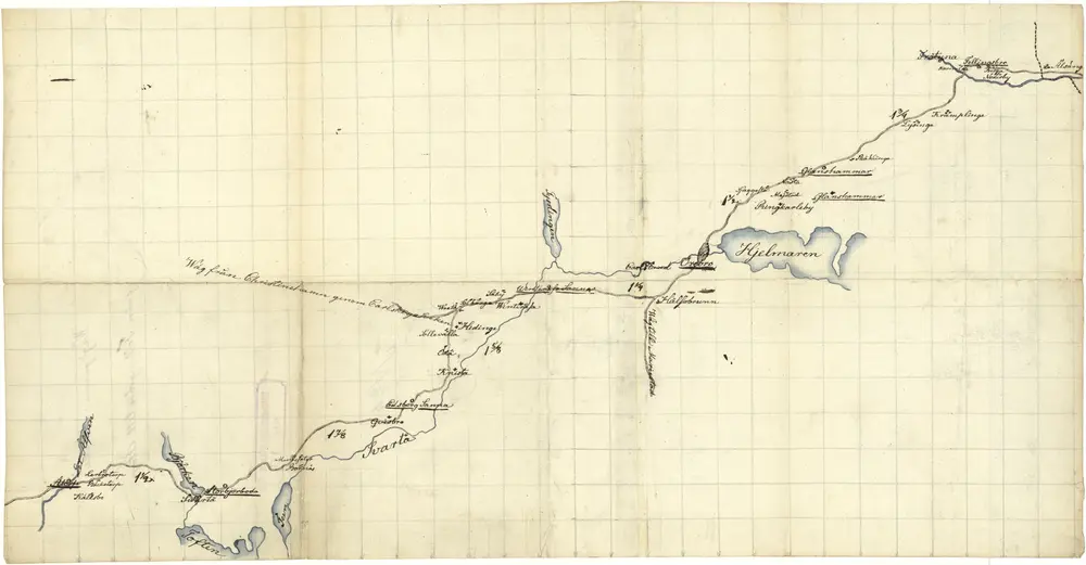 Voorbeeld van de oude kaart