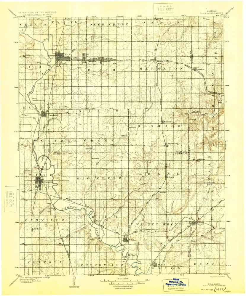 Aperçu de l'ancienne carte