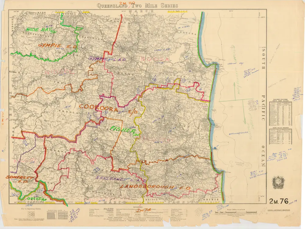 Voorbeeld van de oude kaart