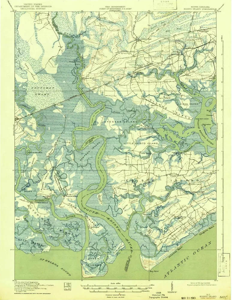 Voorbeeld van de oude kaart