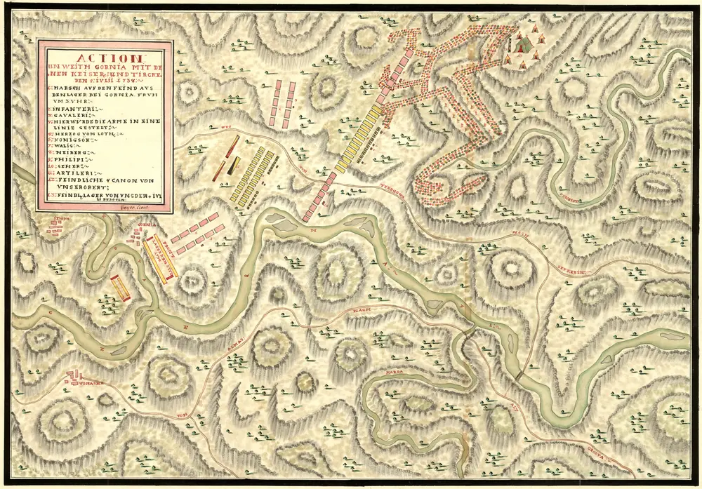 Voorbeeld van de oude kaart