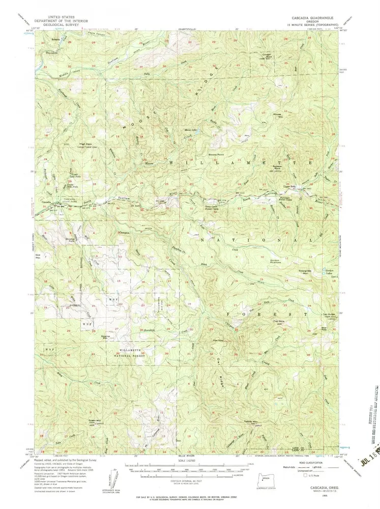 Aperçu de l'ancienne carte