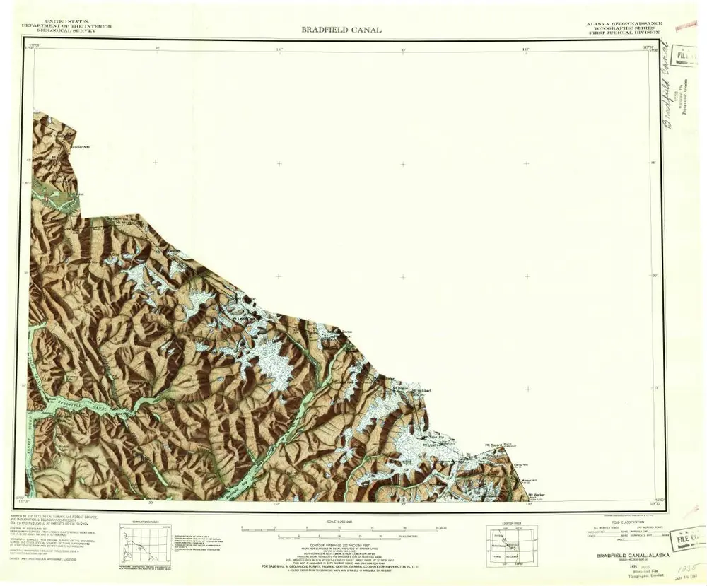 Voorbeeld van de oude kaart