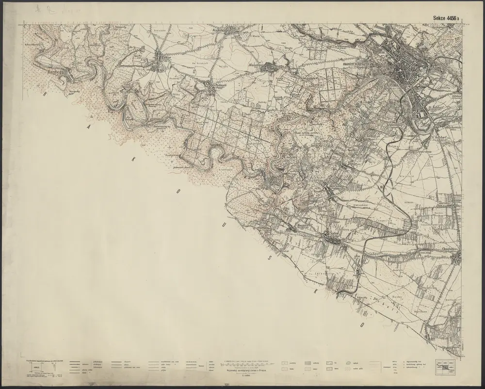 Voorbeeld van de oude kaart