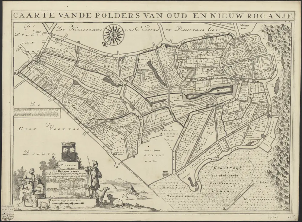 Voorbeeld van de oude kaart