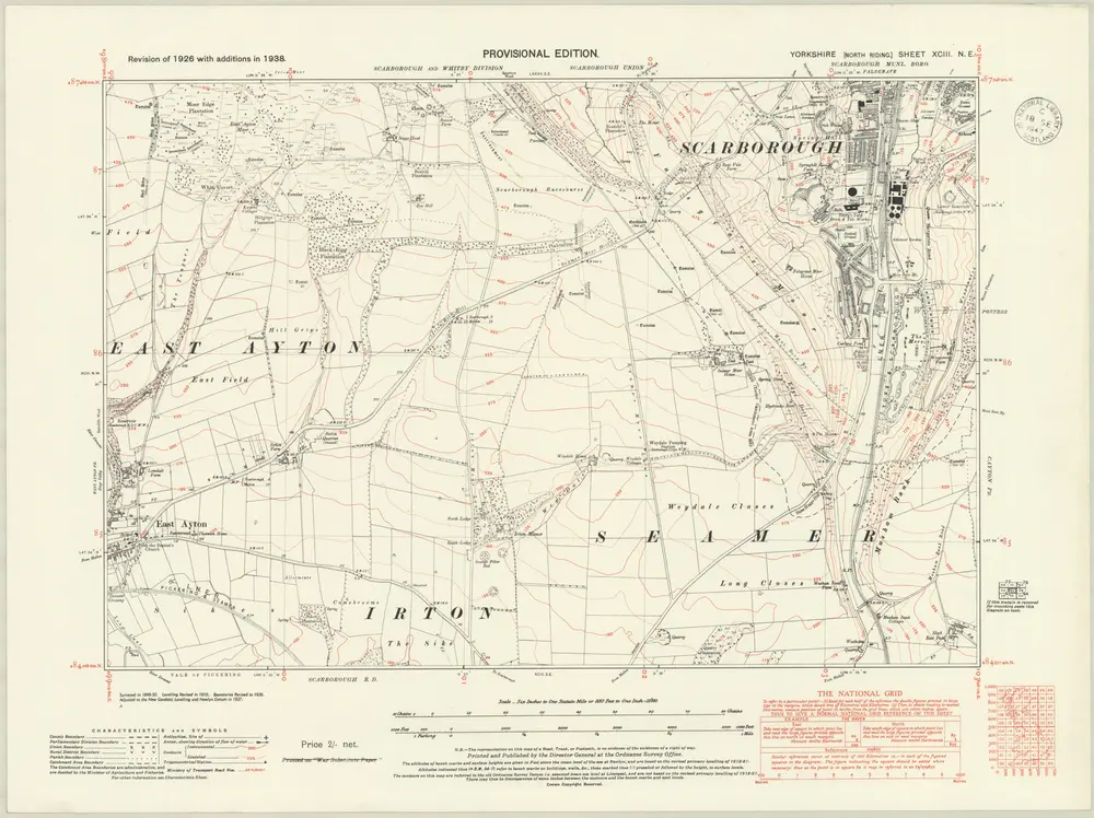 Voorbeeld van de oude kaart