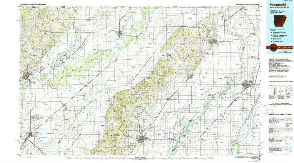 Aperçu de l'ancienne carte