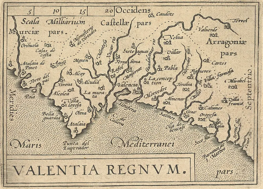 Aperçu de l'ancienne carte