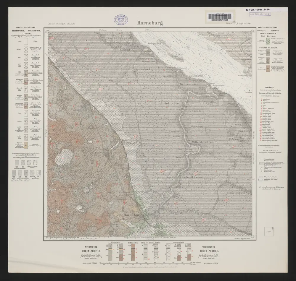 Voorbeeld van de oude kaart