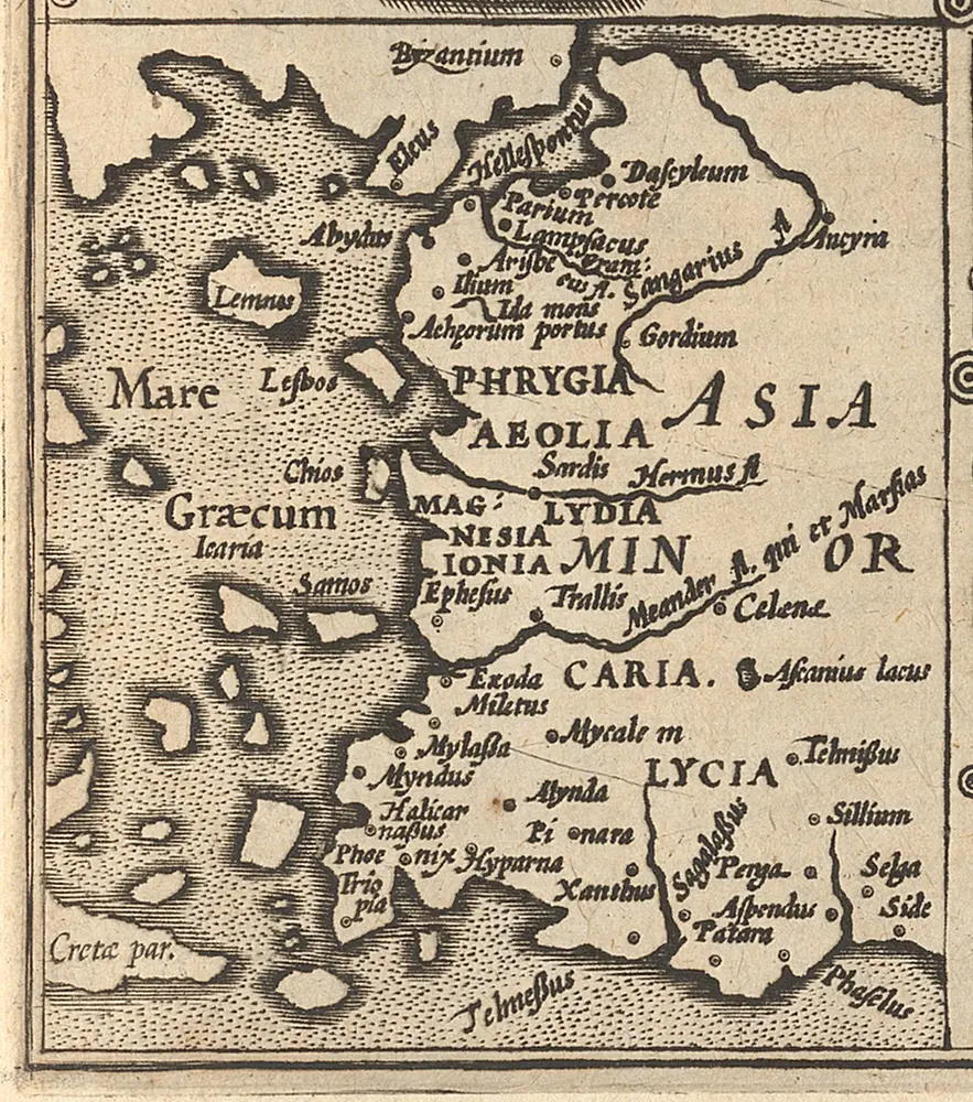 Aperçu de l'ancienne carte