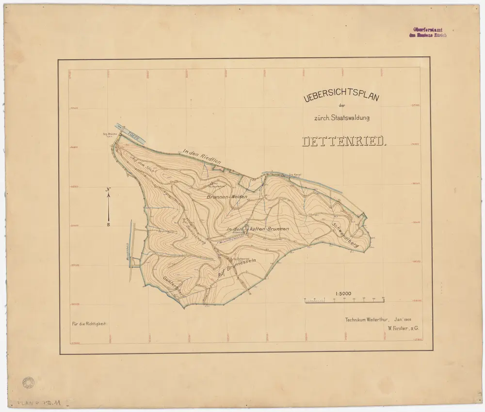 Voorbeeld van de oude kaart