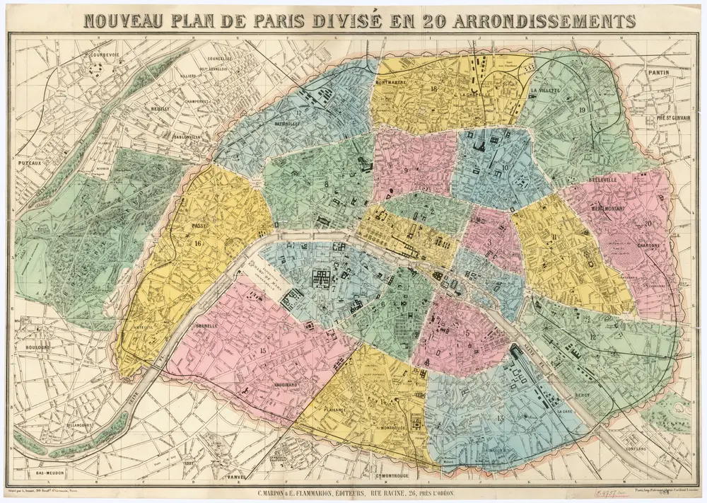 Aperçu de l'ancienne carte