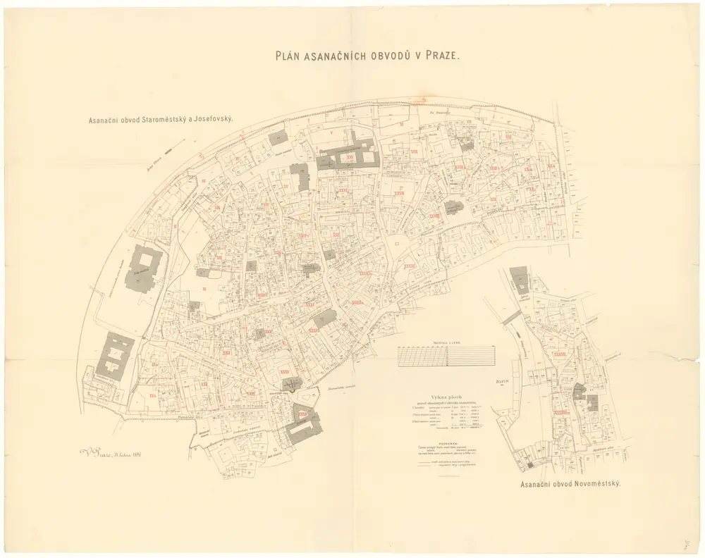 Voorbeeld van de oude kaart