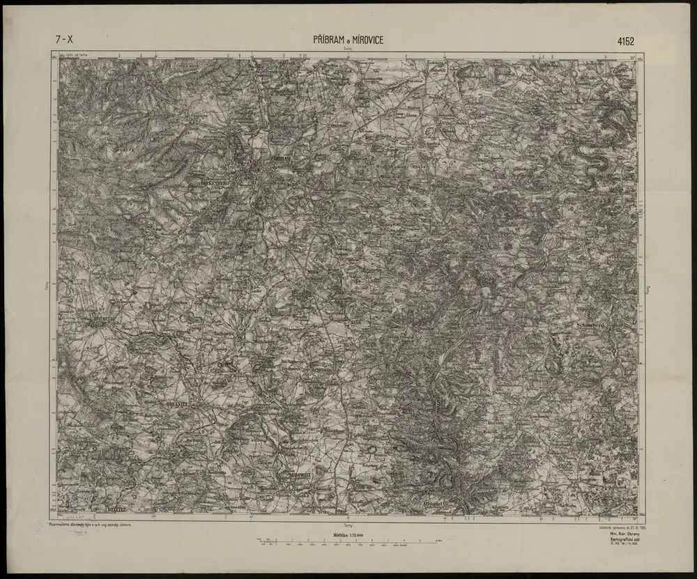 Voorbeeld van de oude kaart