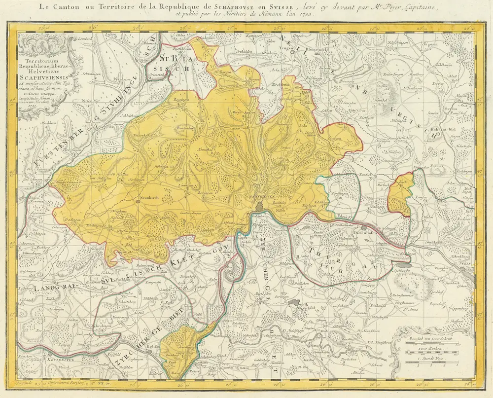 Voorbeeld van de oude kaart