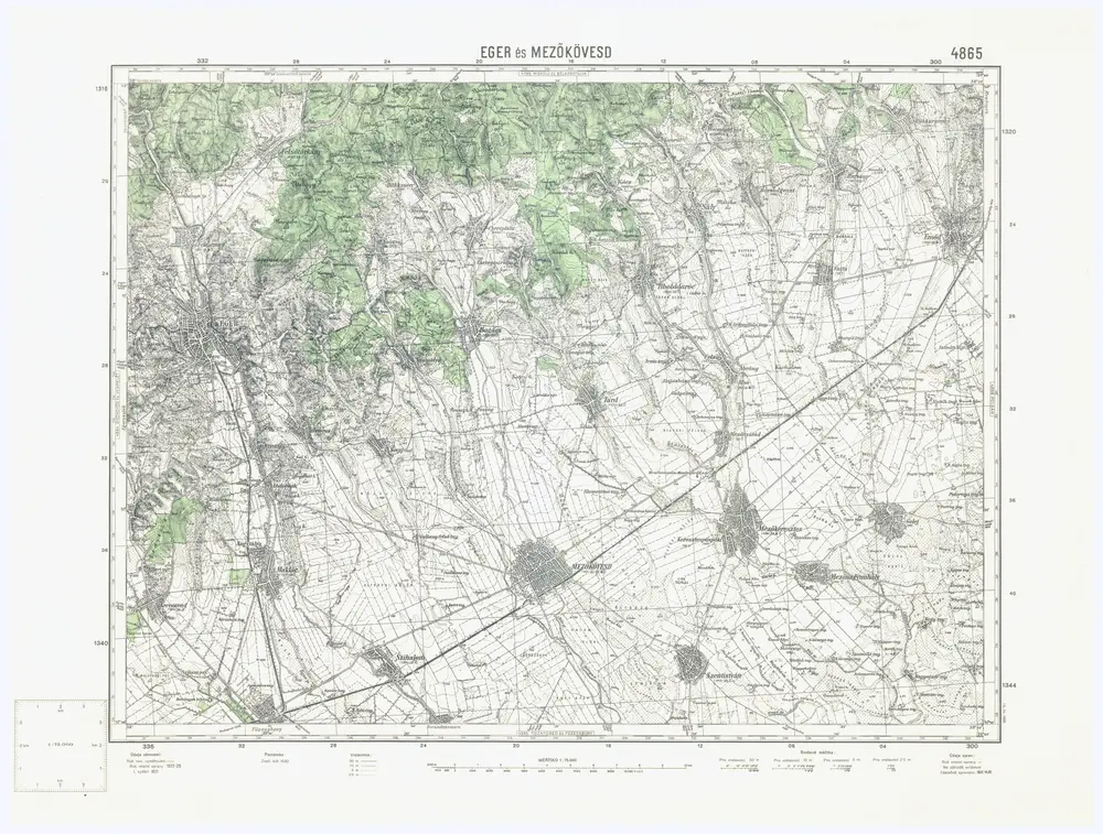 Aperçu de l'ancienne carte