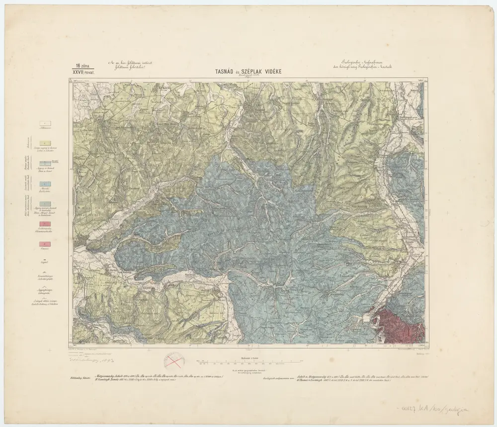 Voorbeeld van de oude kaart