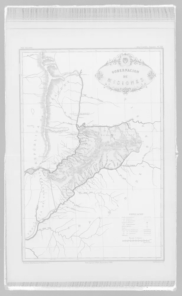 Old maps of Centro Ocidental Rio-Grandense