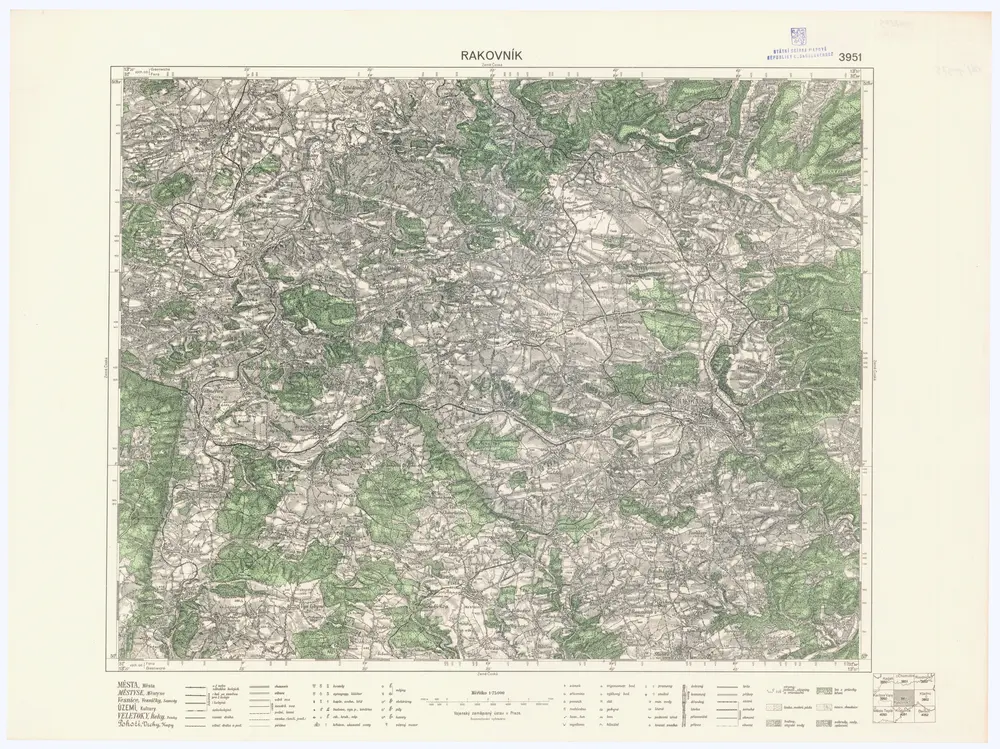 Voorbeeld van de oude kaart