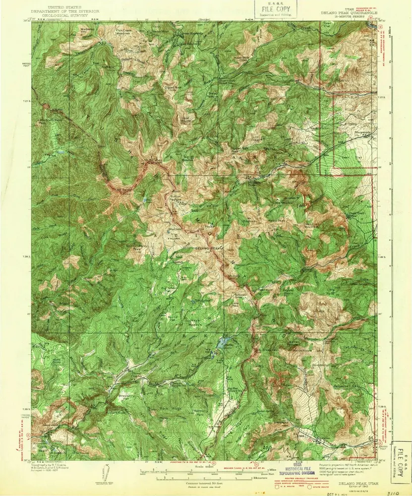 Aperçu de l'ancienne carte