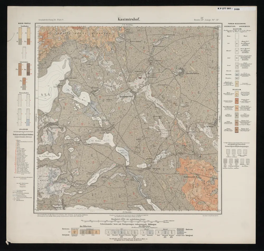 Voorbeeld van de oude kaart