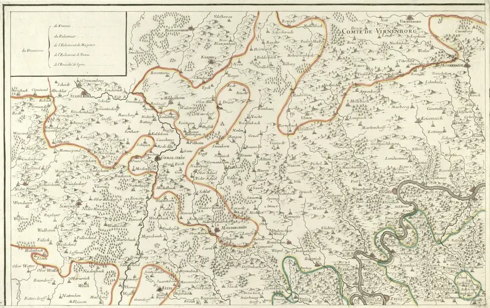 Aperçu de l'ancienne carte