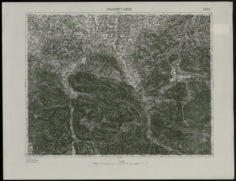 Voorbeeld van de oude kaart