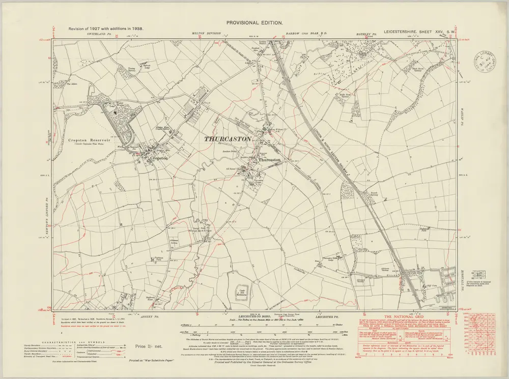 Voorbeeld van de oude kaart