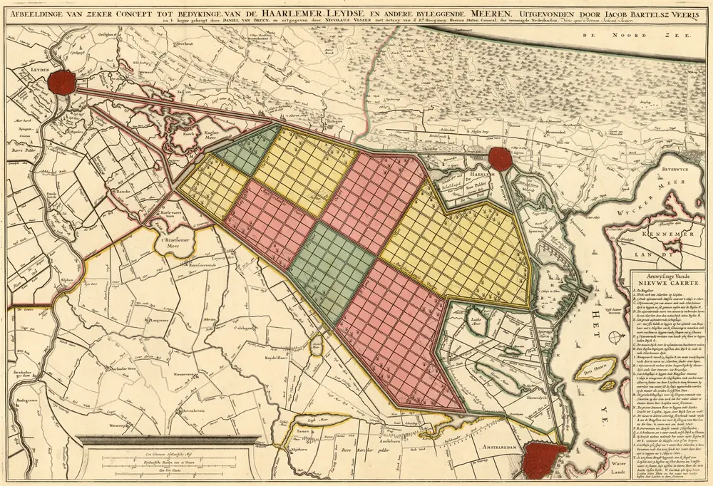 Voorbeeld van de oude kaart