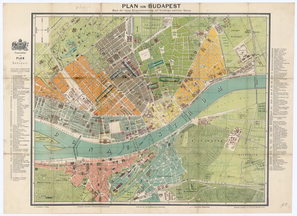 Voorbeeld van de oude kaart