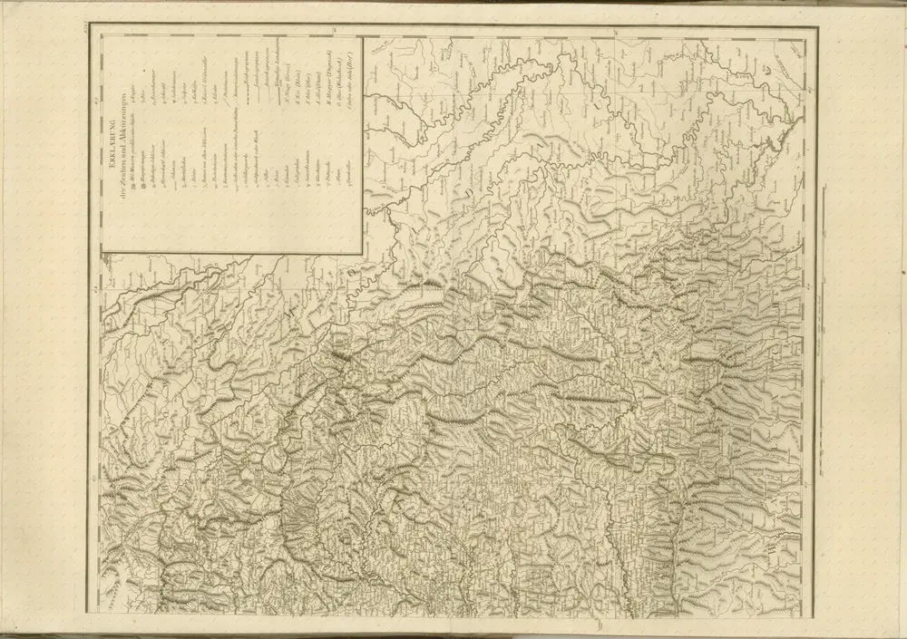 Voorbeeld van de oude kaart