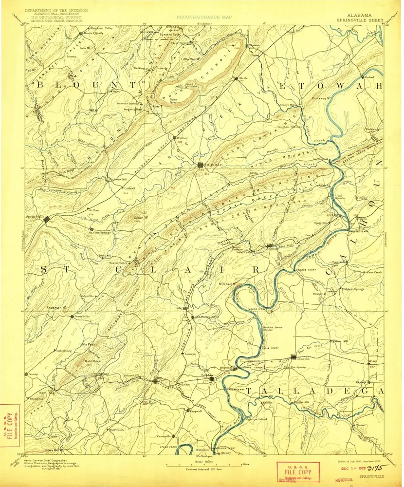 Aperçu de l'ancienne carte