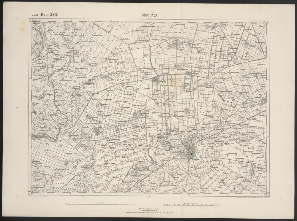 Voorbeeld van de oude kaart