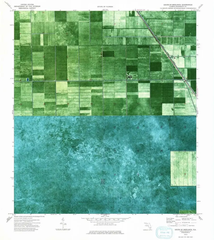 Voorbeeld van de oude kaart