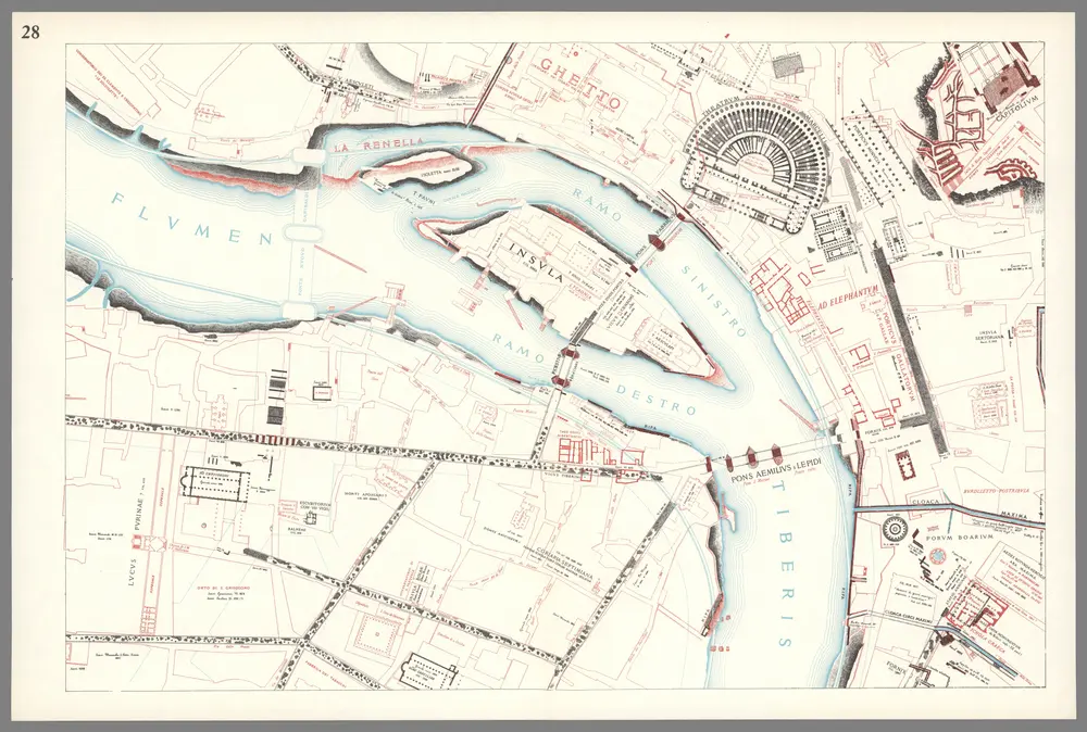 Sheet 28: Forma Urbis Romae.