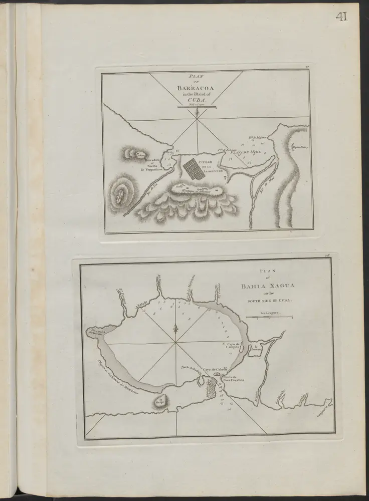 Voorbeeld van de oude kaart