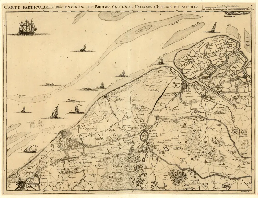 Voorbeeld van de oude kaart