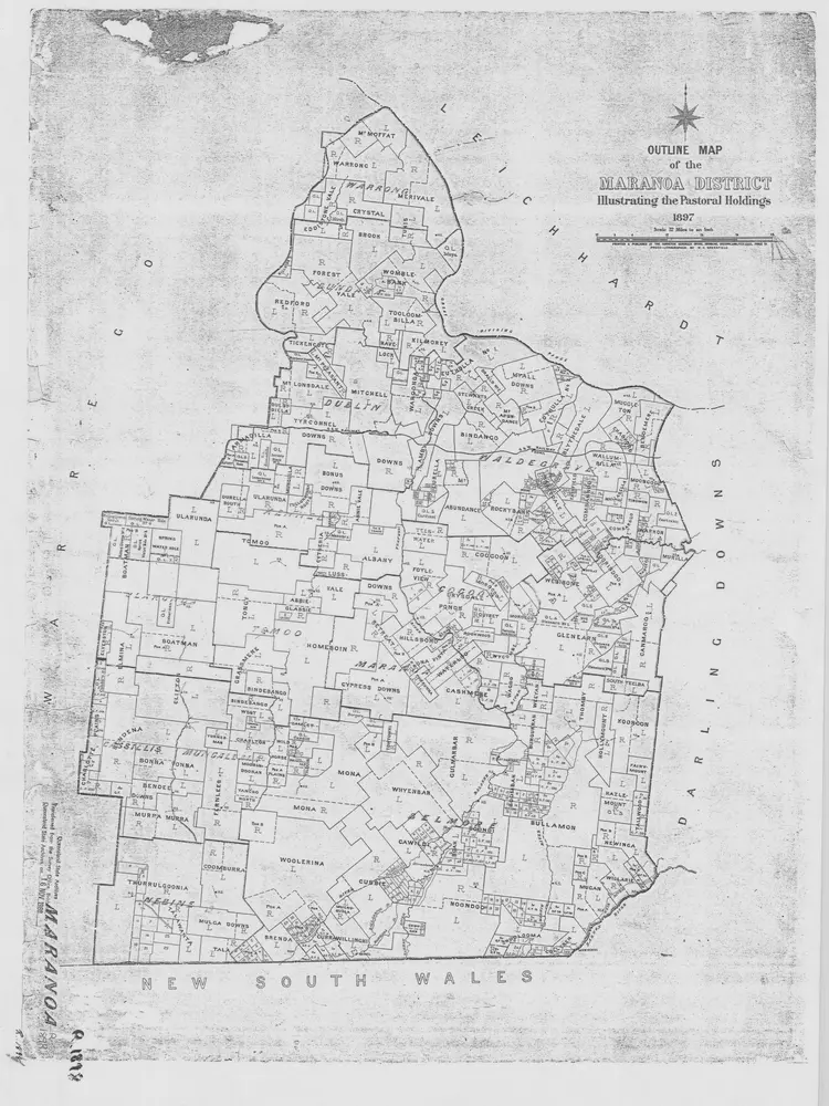 Old maps of Moree, New South Wales