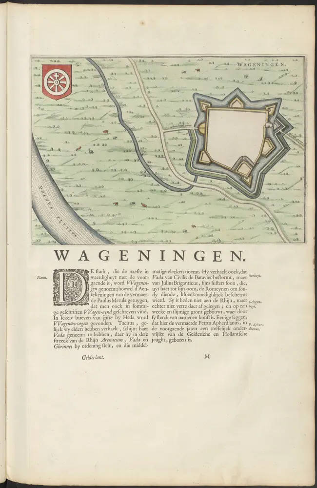 Voorbeeld van de oude kaart