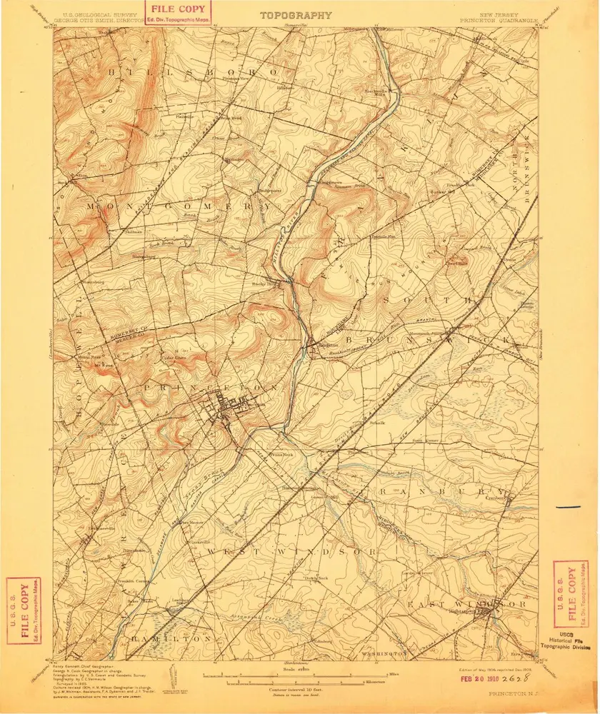 Voorbeeld van de oude kaart