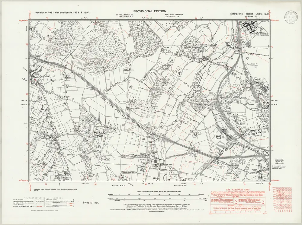 Aperçu de l'ancienne carte