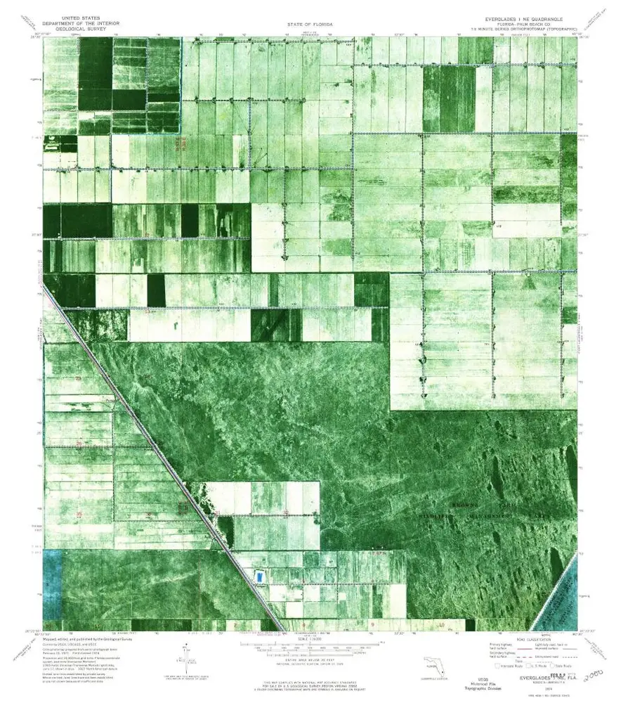 Voorbeeld van de oude kaart