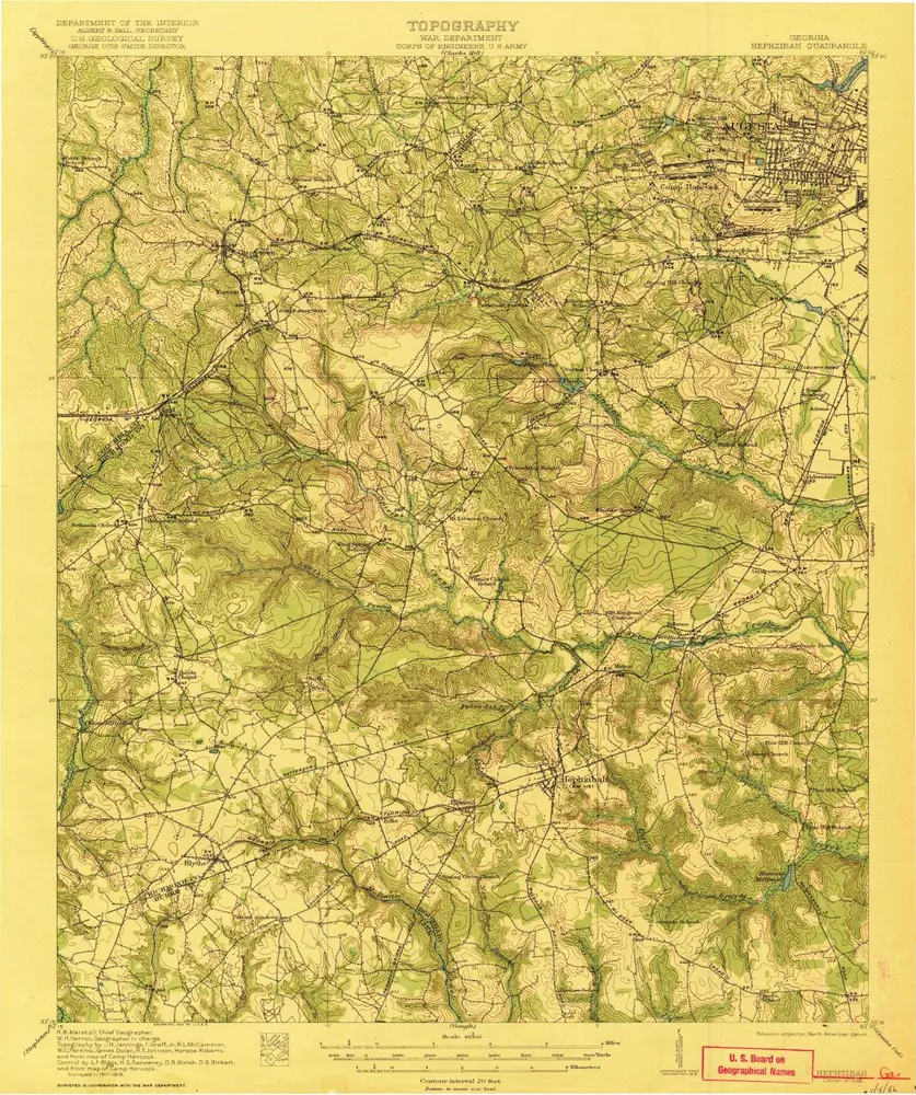 Aperçu de l'ancienne carte