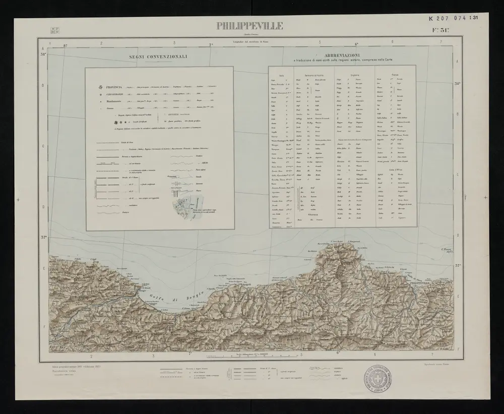 Aperçu de l'ancienne carte