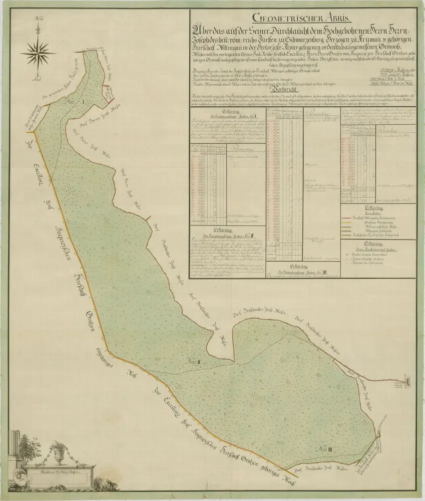 Voorbeeld van de oude kaart