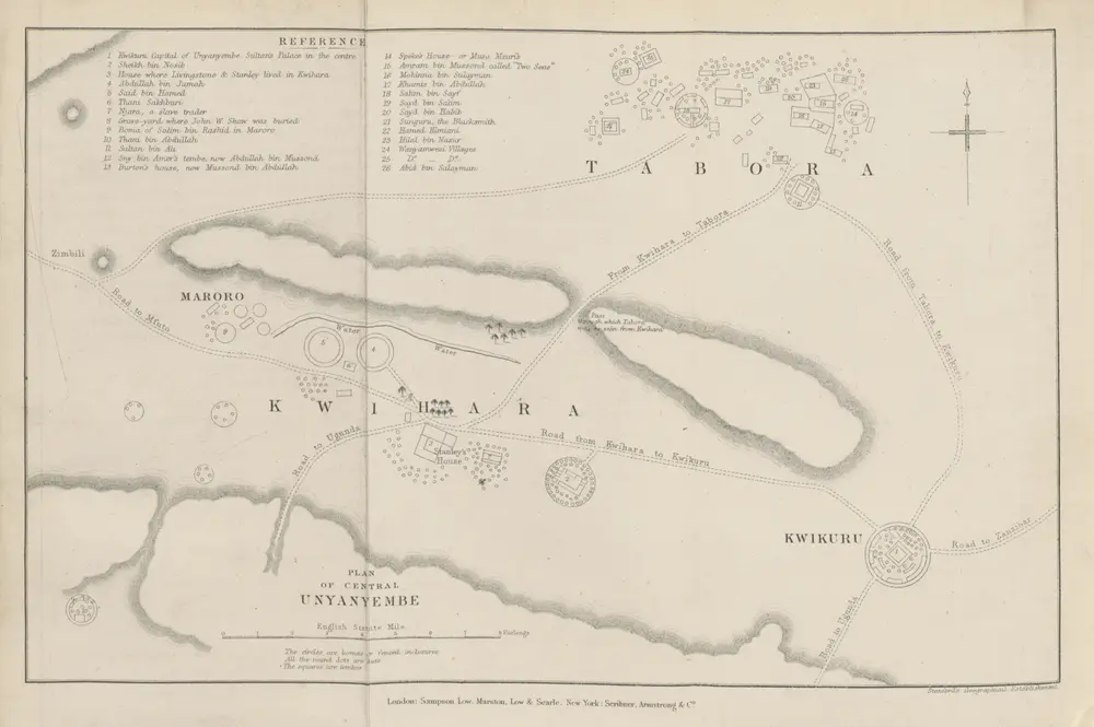 Voorbeeld van de oude kaart