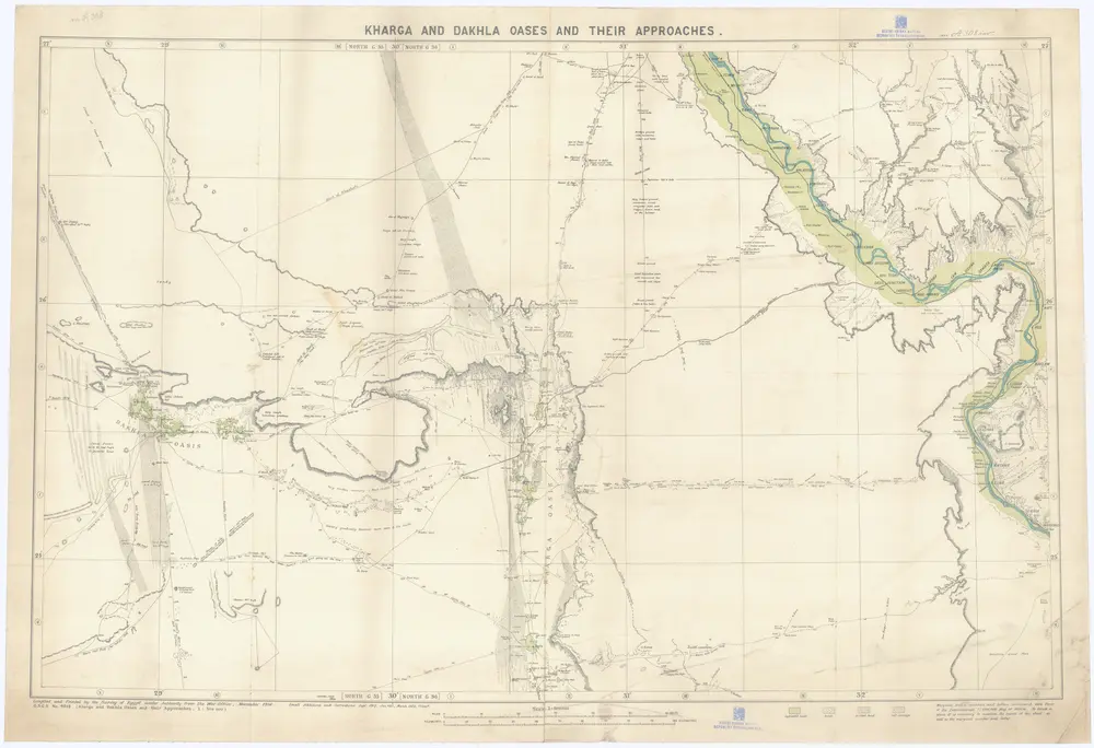 Voorbeeld van de oude kaart