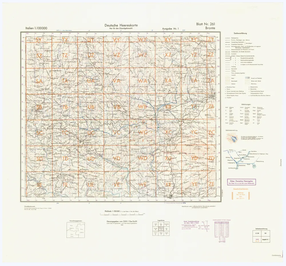 Aperçu de l'ancienne carte