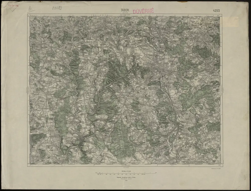 Voorbeeld van de oude kaart