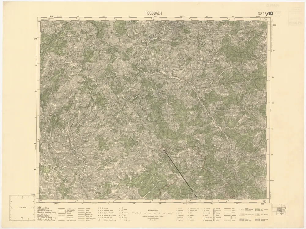 Voorbeeld van de oude kaart